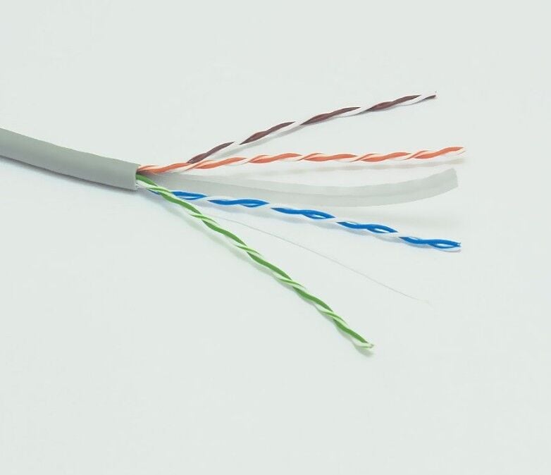 Seclife SNW-C6526G 24AWG UTP 305m Saf Bakır İç Ortam Cat6 Kablo Gri