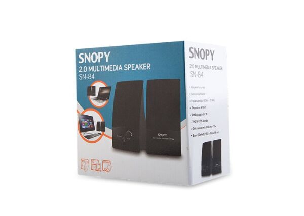 Snopy SN-84 2.0 1+1 Siyah Speaker
