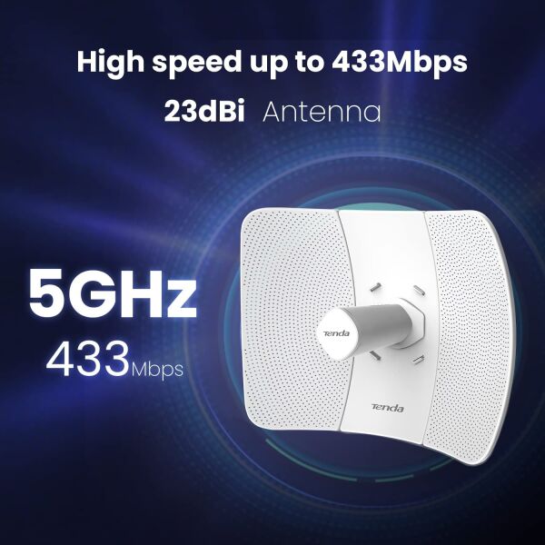 Tenda O8 5GHz 23dBi 11ac Dış mekan CPE Access Point