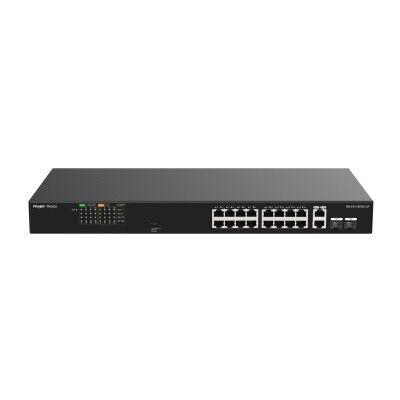 Ruijie Reyee RG-ES126FGS-LP 24 Port FE PoE 180W +2GE +1COMBO Yönetilemez Switch