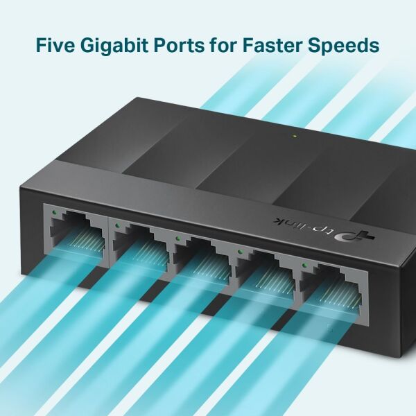 TP-Link LS1005G 5 Port 10/100/1000 Yönetilemez Switch