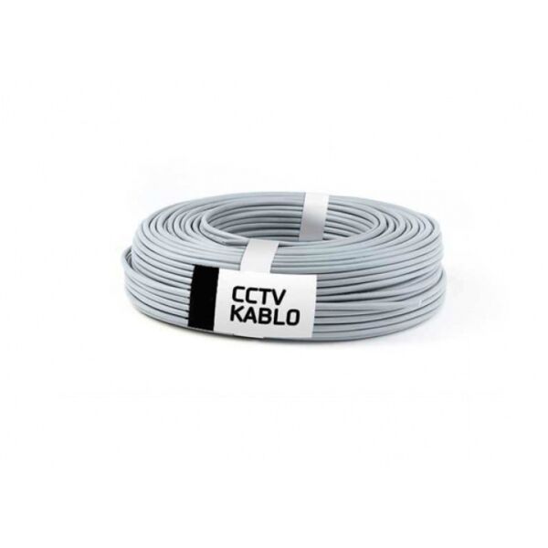 Eyfel EF-C250 2+1 2x0.22 Folyolu Lüks 250M CCTV Kablo