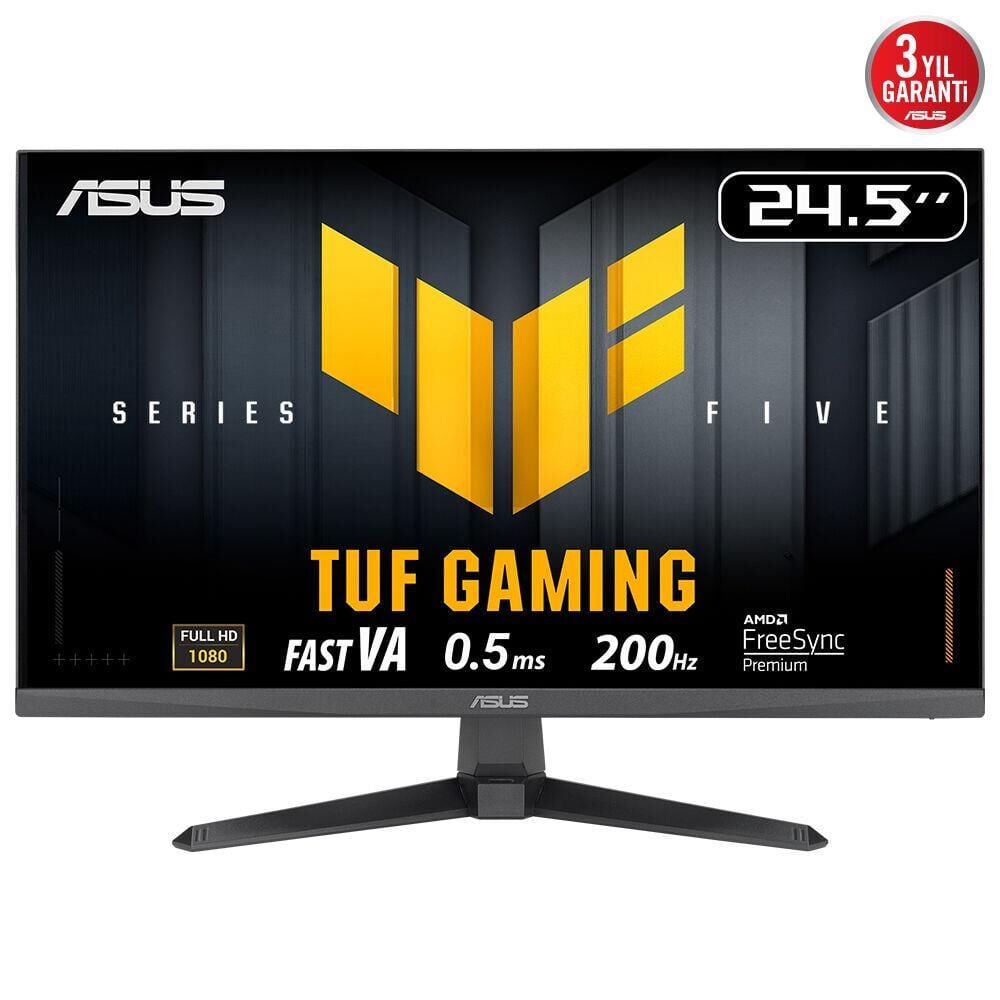 Asus 24.5'' Tuf Gaming VG257Q5A 200Hz 0.5ms Full Hd Freesync Fast IPS Gaming Moni