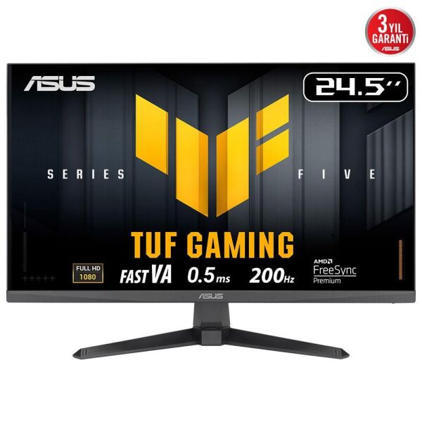 Asus 24.5'' Tuf Gaming VG257Q5A 200Hz 0.5ms Full Hd Freesync Fast IPS Gaming Moni