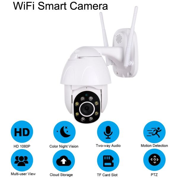 FONRİ TV-9825A 2MP 4x Dijital Zoom Speed Dome IP Güvenlik Kamerası