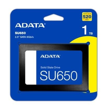 1TB Adata SU650 2.5'' 520/450MB/s (ASU650SS-1TT-R) SSD Disk