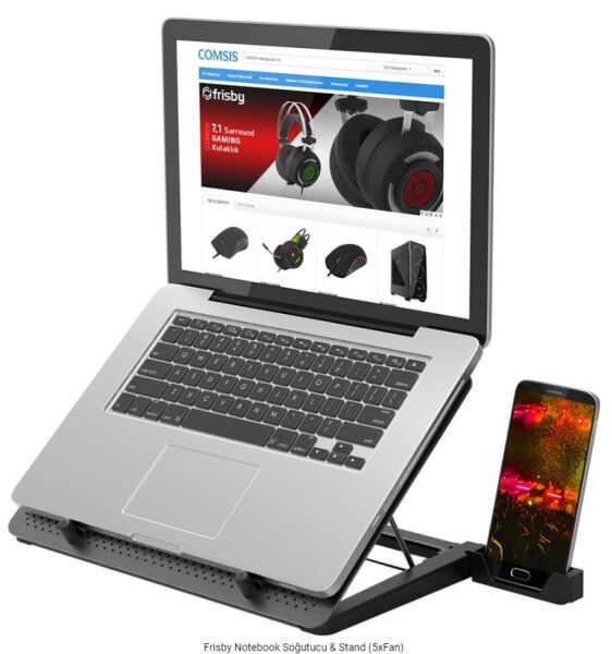 Frisby FNC-5240ST Notebook Soğutucu & Stand (5xFan)
