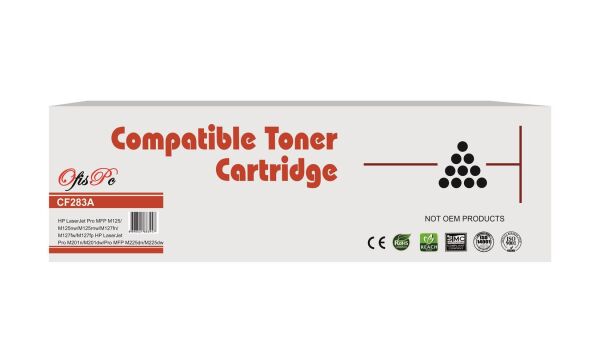 OfisPc Hp CF283A Muadil Toner 83A 1.500 Sayfa Çipli M125NW/M127FN//M127FW/M225/M