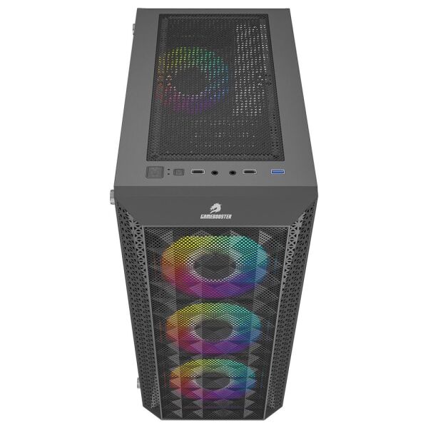 GameBooster GB-G2616B USB3.0 Mesh Panel Siyah Kasa (PSU Yok)