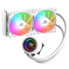 PowerBoost CIRCLE 240W R.Bow Fan LGA1700/AM5 Uyumlu 240mm CPU Sıvı Soğutma Beyaz